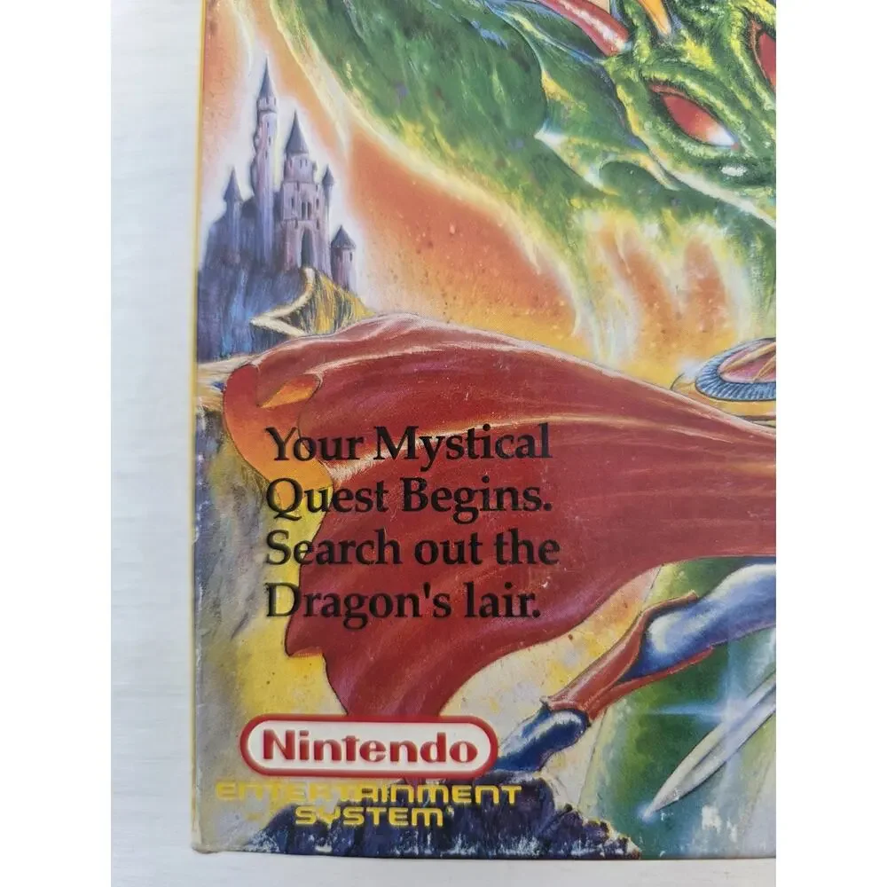 DRAGON WARRIOR 1 - NES Game - COMPLETE w/ Cart Manual Box Foam CIB